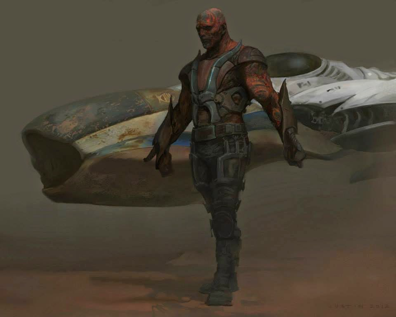 Illustration for article titled Guardians Concept Art Shows Rocket Could Have Looked Way More Grizzled